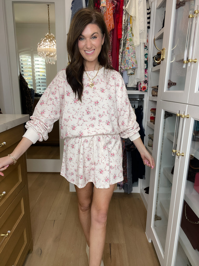 Soft Bloom Skort Set