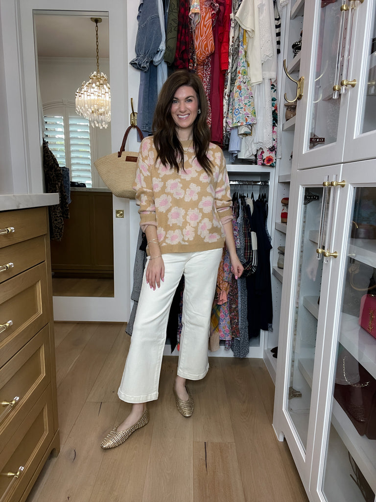 Keepsake Woven Ballet Flats in Gold