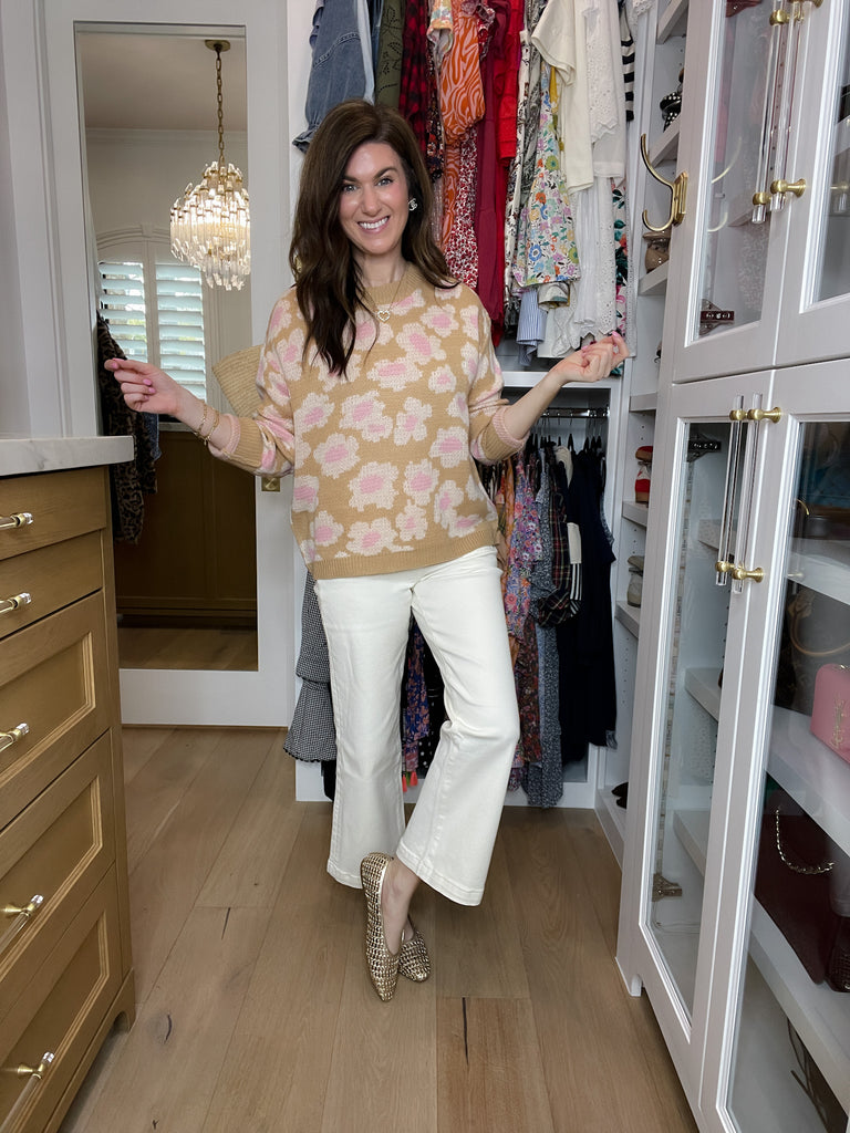 Keepsake Woven Ballet Flats in Gold