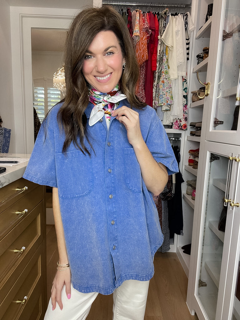 Dockside Denim Button Down