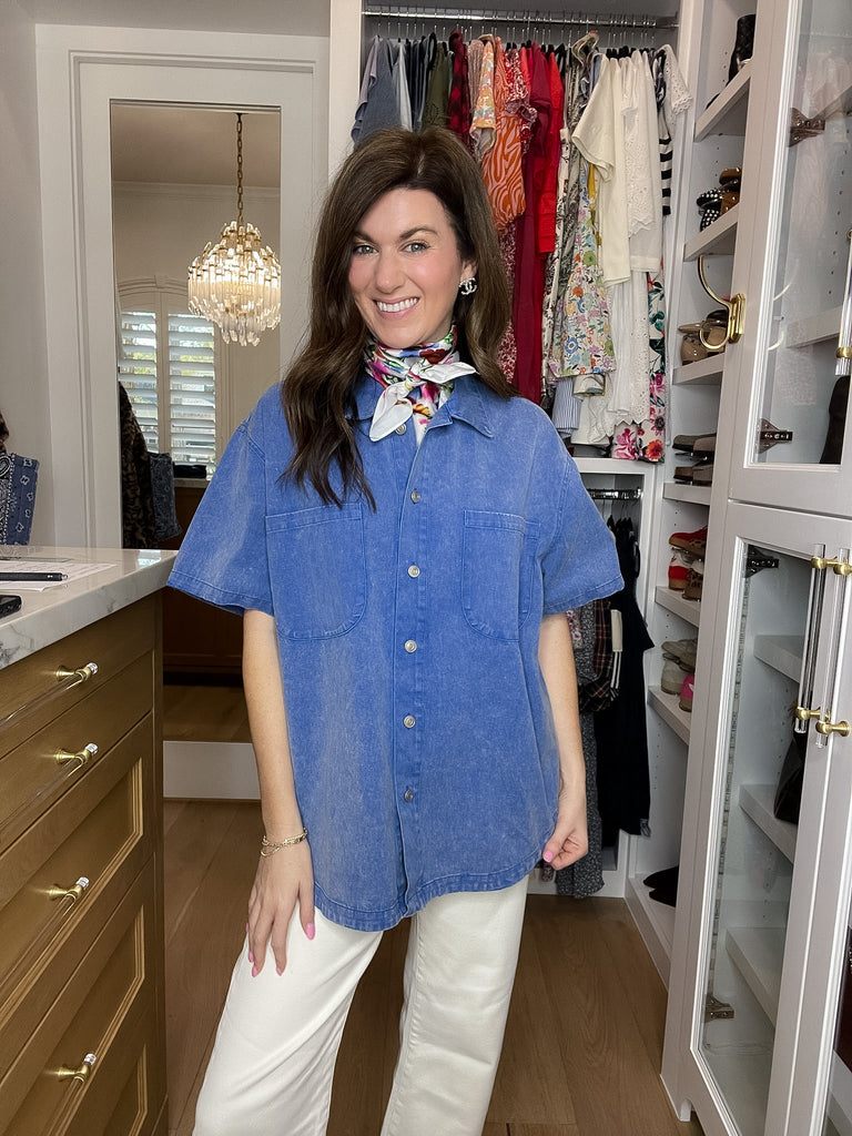 Dockside Denim Button Down