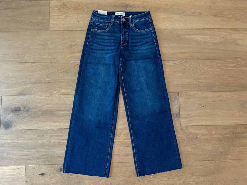 Lovervet Finders Keepers Mid Rise Wide Leg Tummy Control Jeans