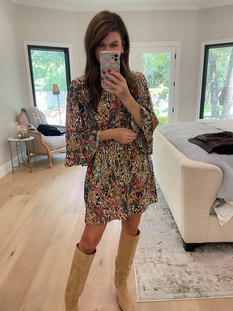 *BELLES & DOORBUSTER* Better Than Fiction Dress in Olive *Final Sale*