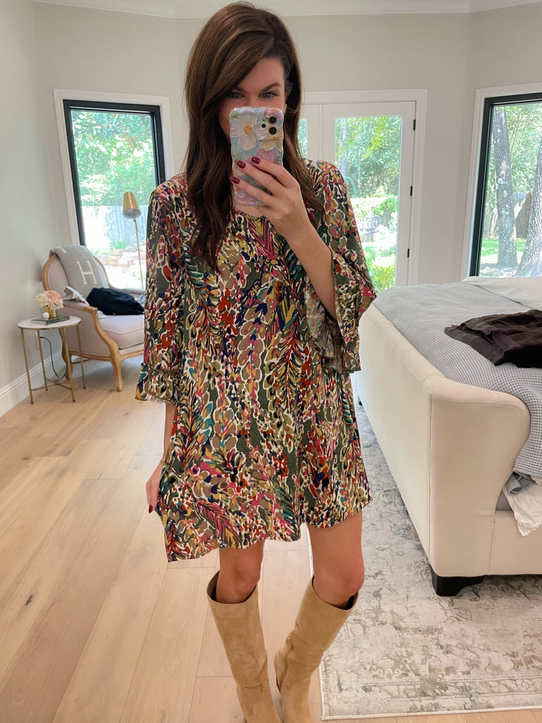 *BELLES & DOORBUSTER* Better Than Fiction Dress in Olive *Final Sale*