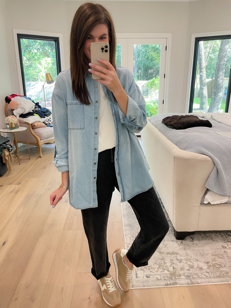 Risen Laramie Denim Button Down