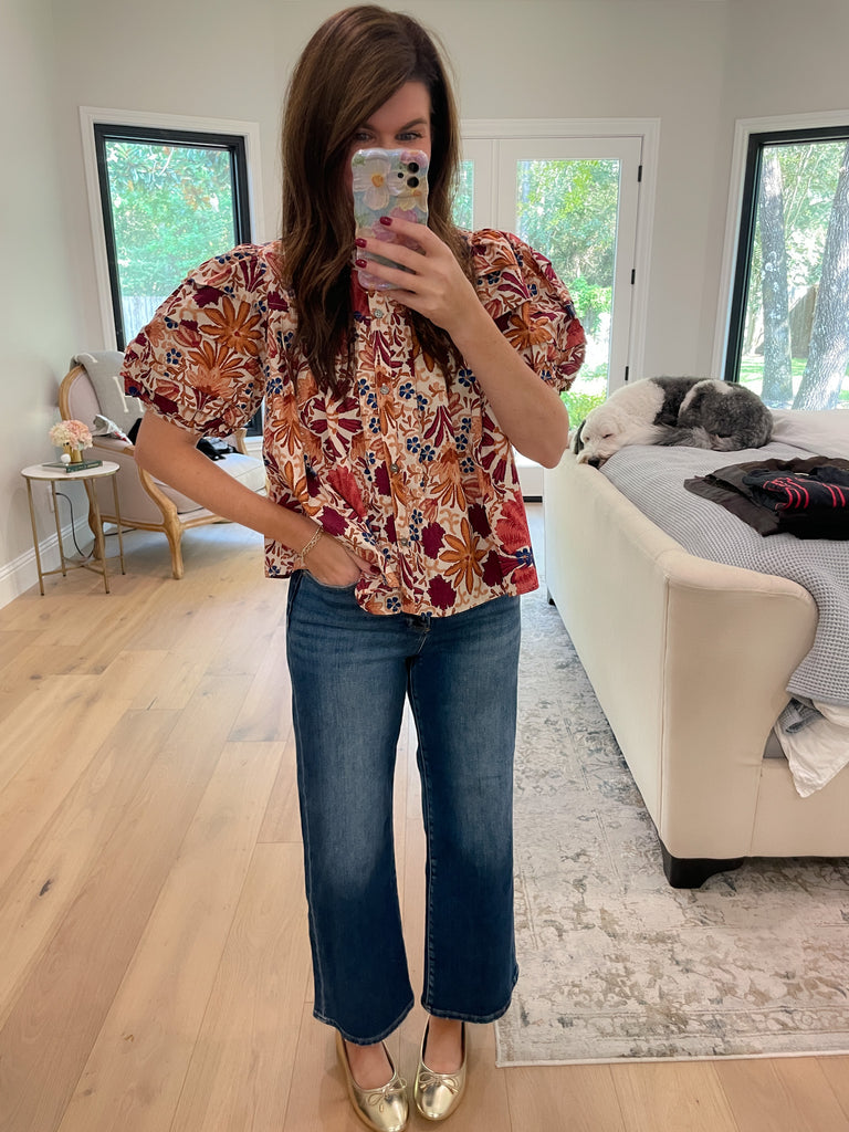 Autumn Petals Top
