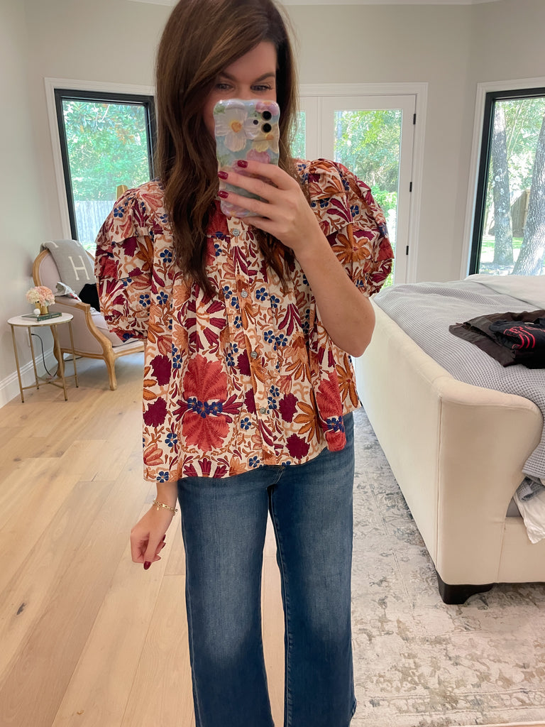 Autumn Petals Top