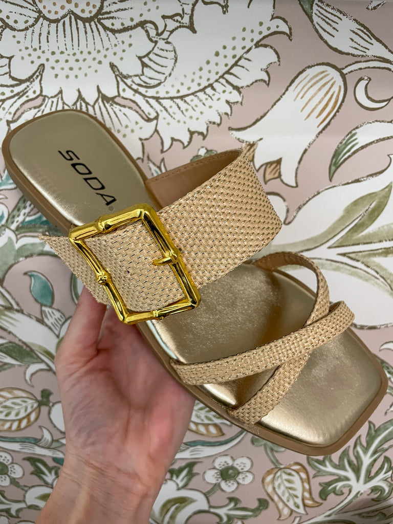 Dakar Sandals in Natural