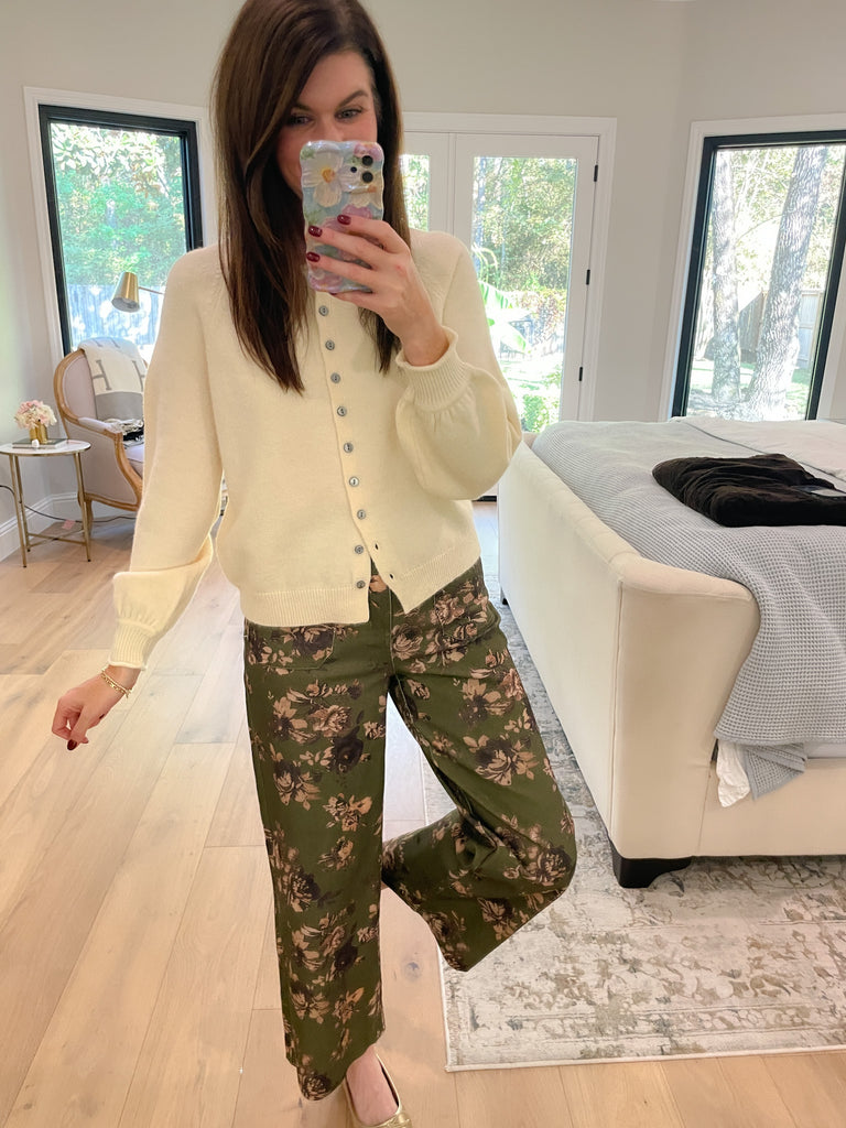 Simple Grace Cardigan in Cream