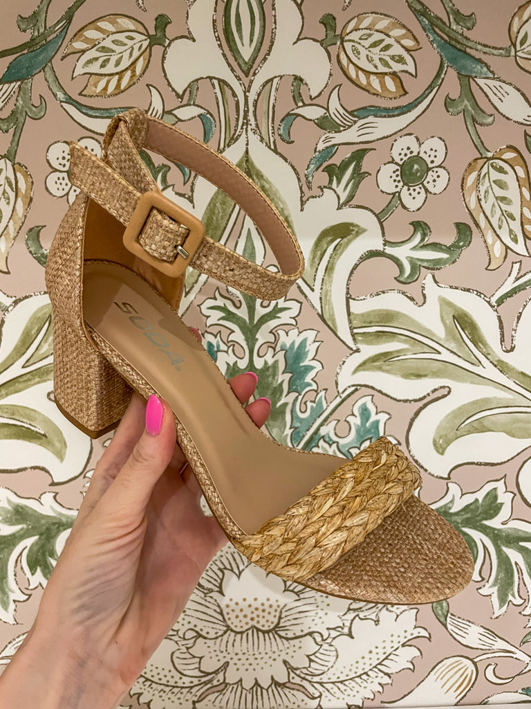 Tart Raffia Heels