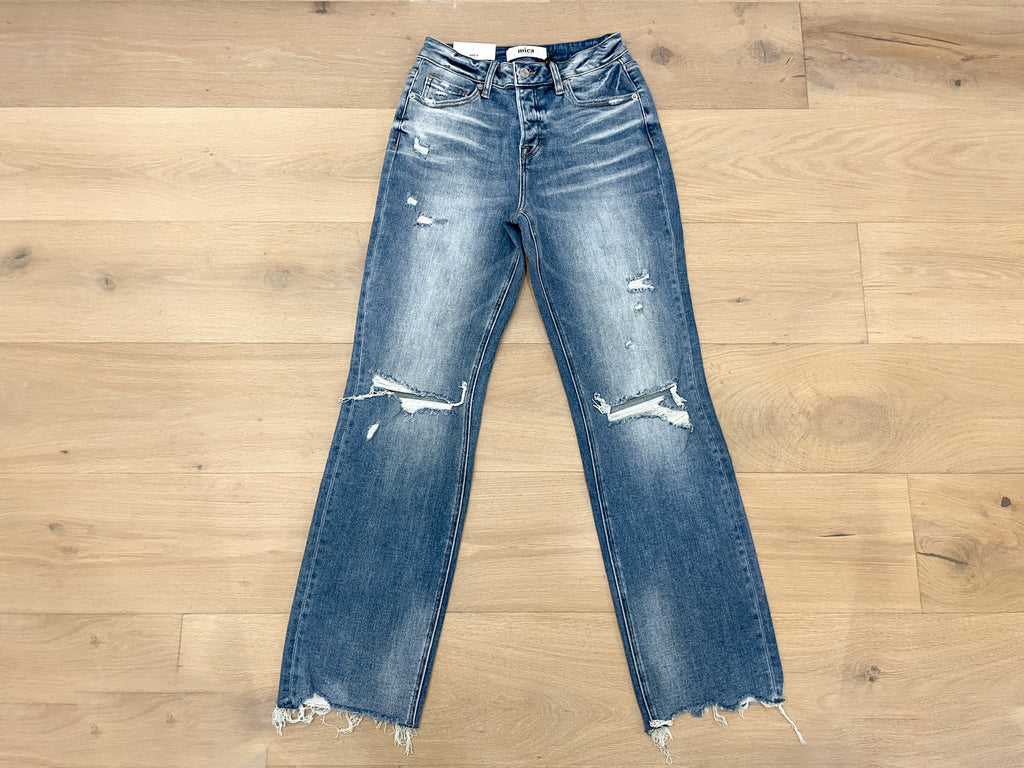 Mica Norah High Rise Straight Leg Jean