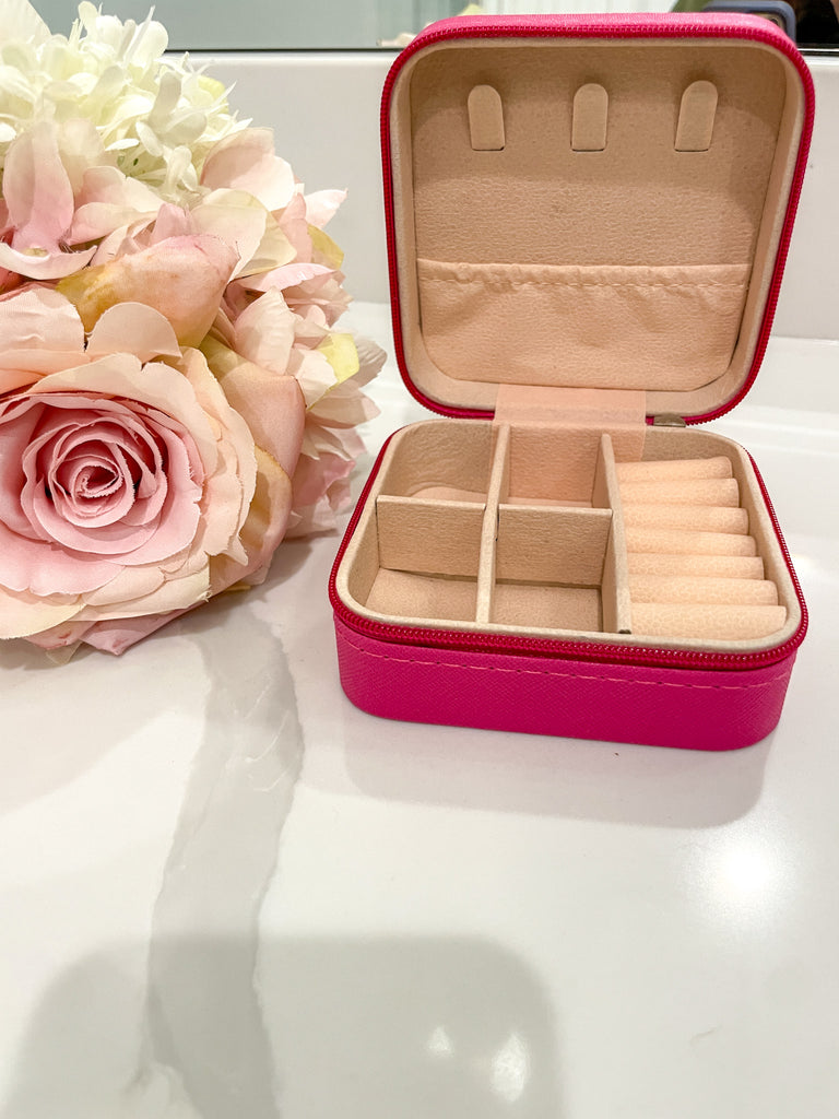 Take the Trip Travel Jewelry Box in Multiple Colors *Final Sale*