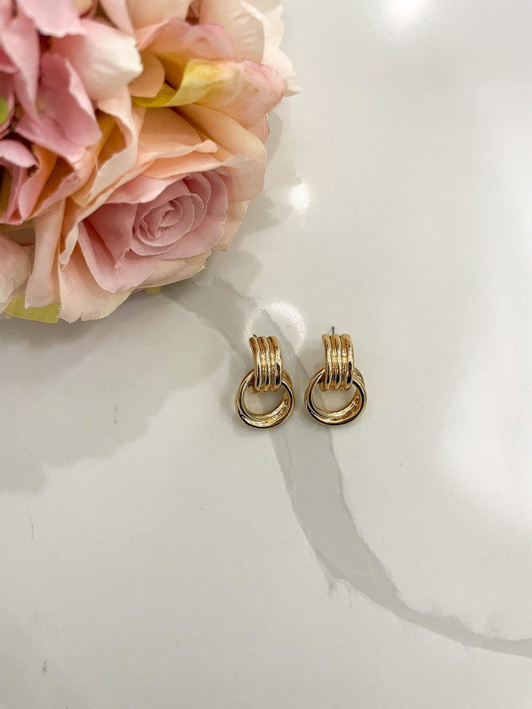 Doorknocker Earrings in Gold *Final Sale*