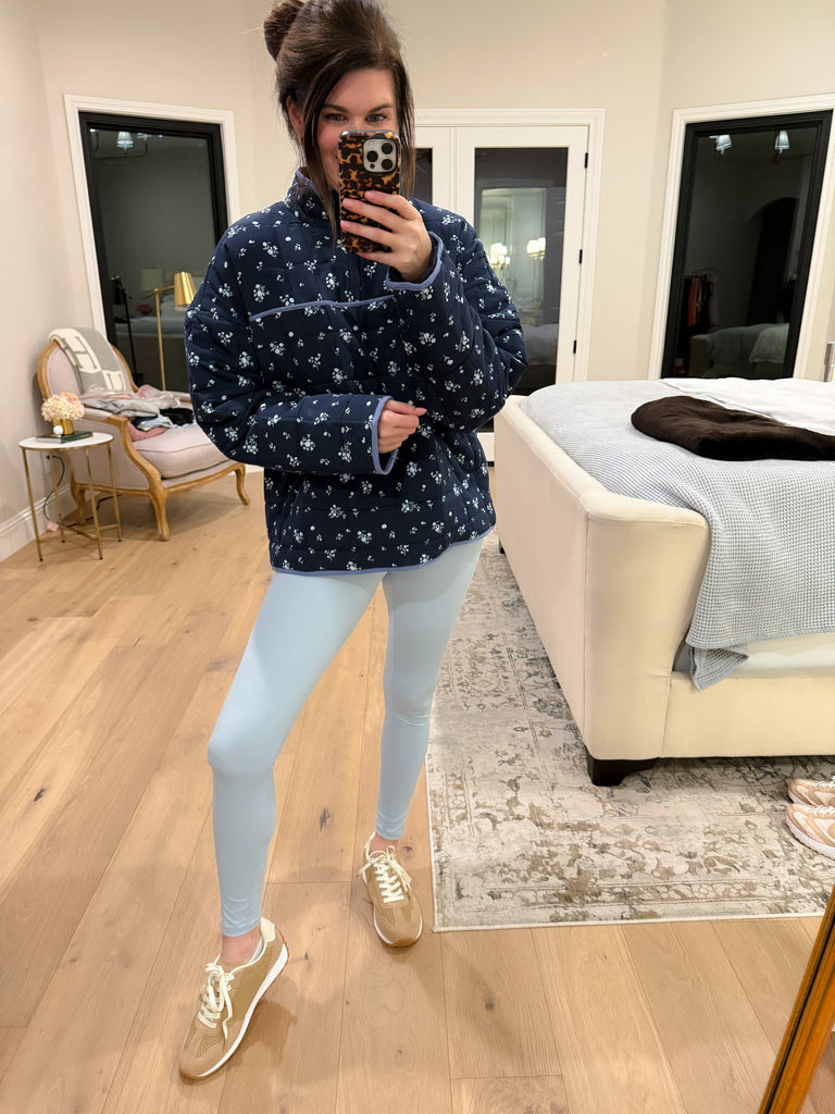 Bloom & Cozy Quilted Pullover