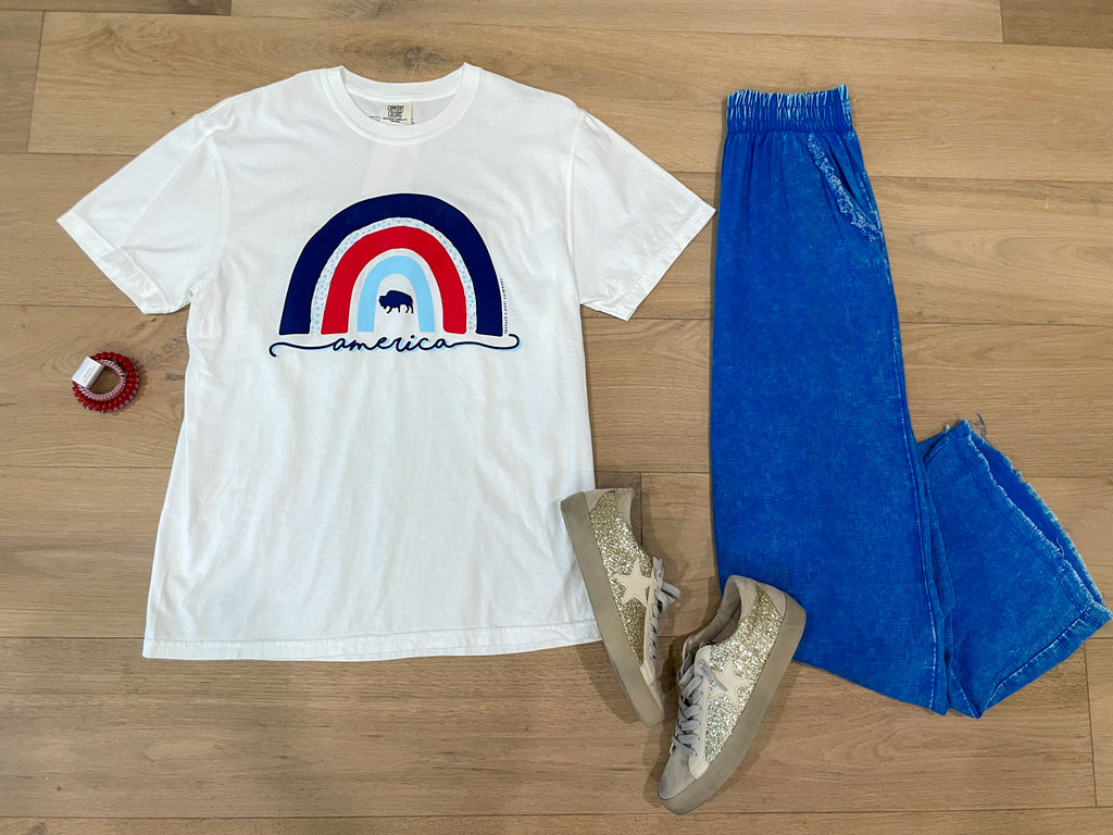 American Rainbow Tee