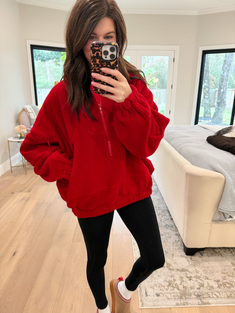 Take the Long Way Fleece Pullover