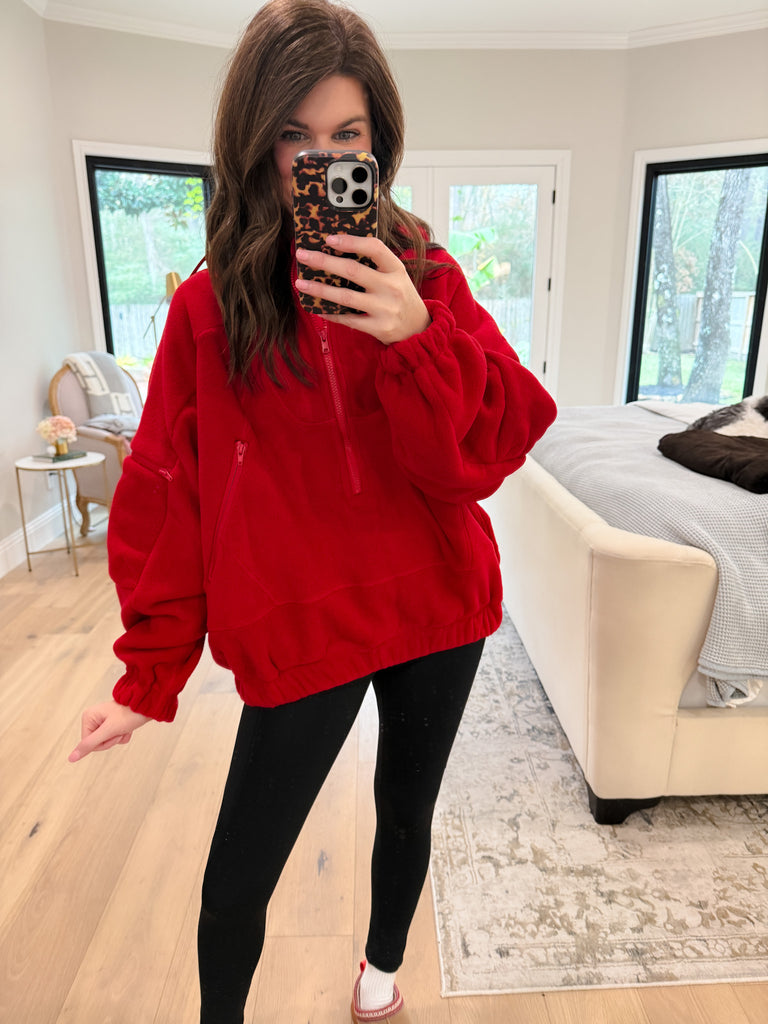 Take the Long Way Fleece Pullover