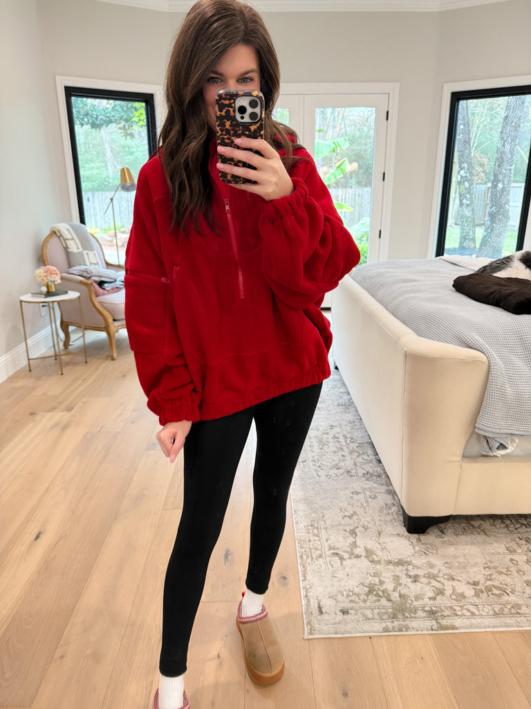 Take the Long Way Fleece Pullover