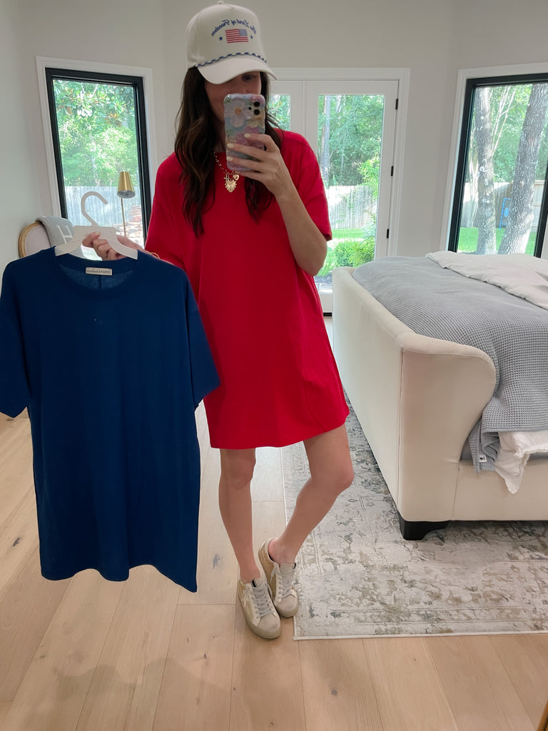 *BELLES & DOORBUSTER* Liberty T-Shirt Dress in Multiple Colors *Final Sale*