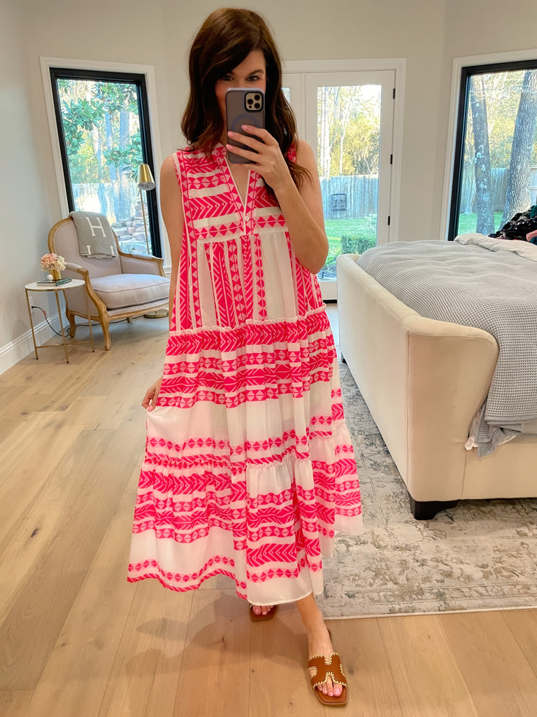Riviera Charm Maxi Dress