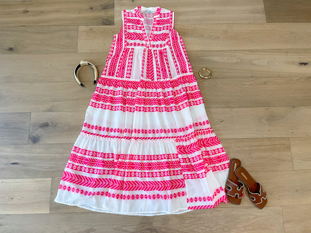 Riviera Charm Maxi Dress