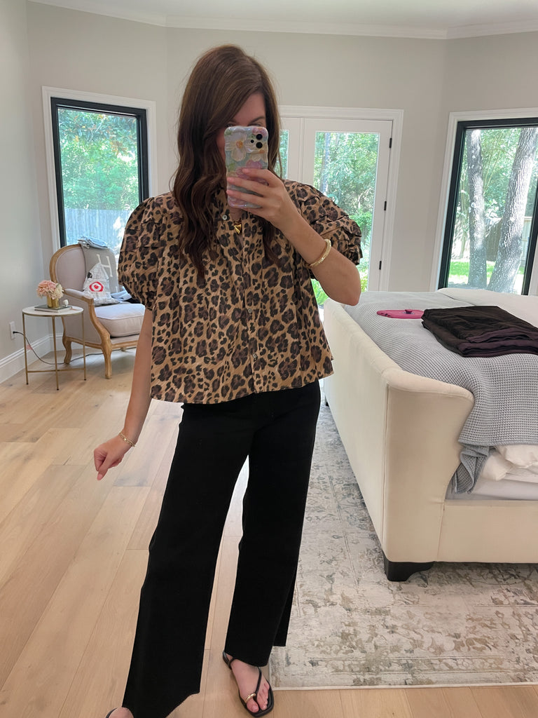 Leopard Lane Top