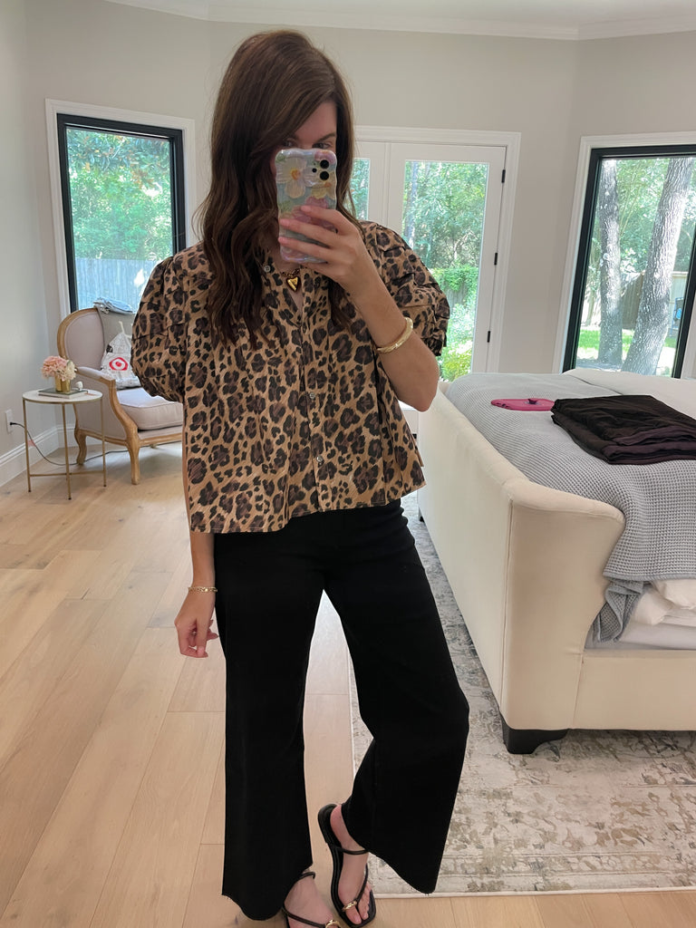 Leopard Lane Top