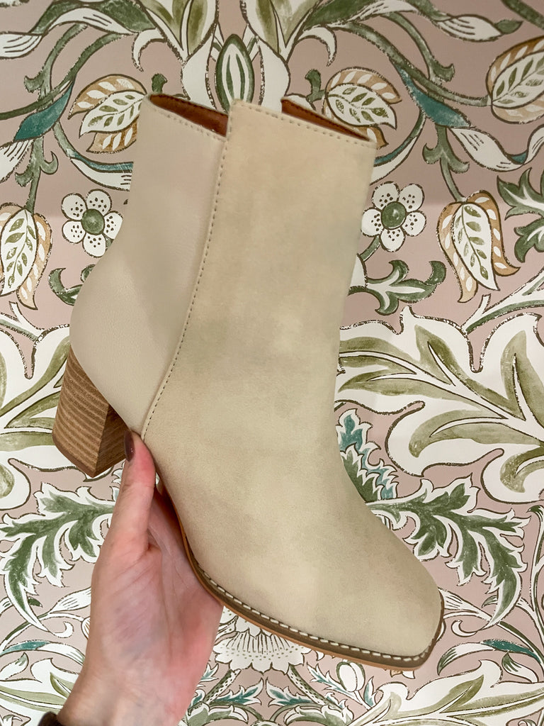 Jennifer Square Toe Ankle Booties
