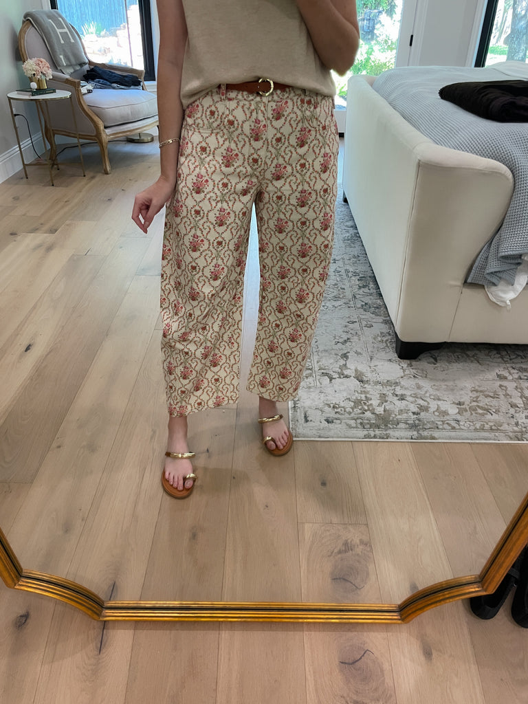 Garden Gate Barrel Jeans