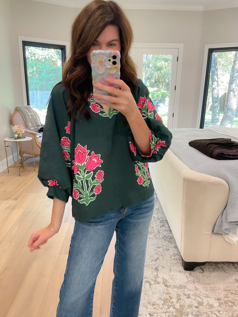 Forest Bloom Top
