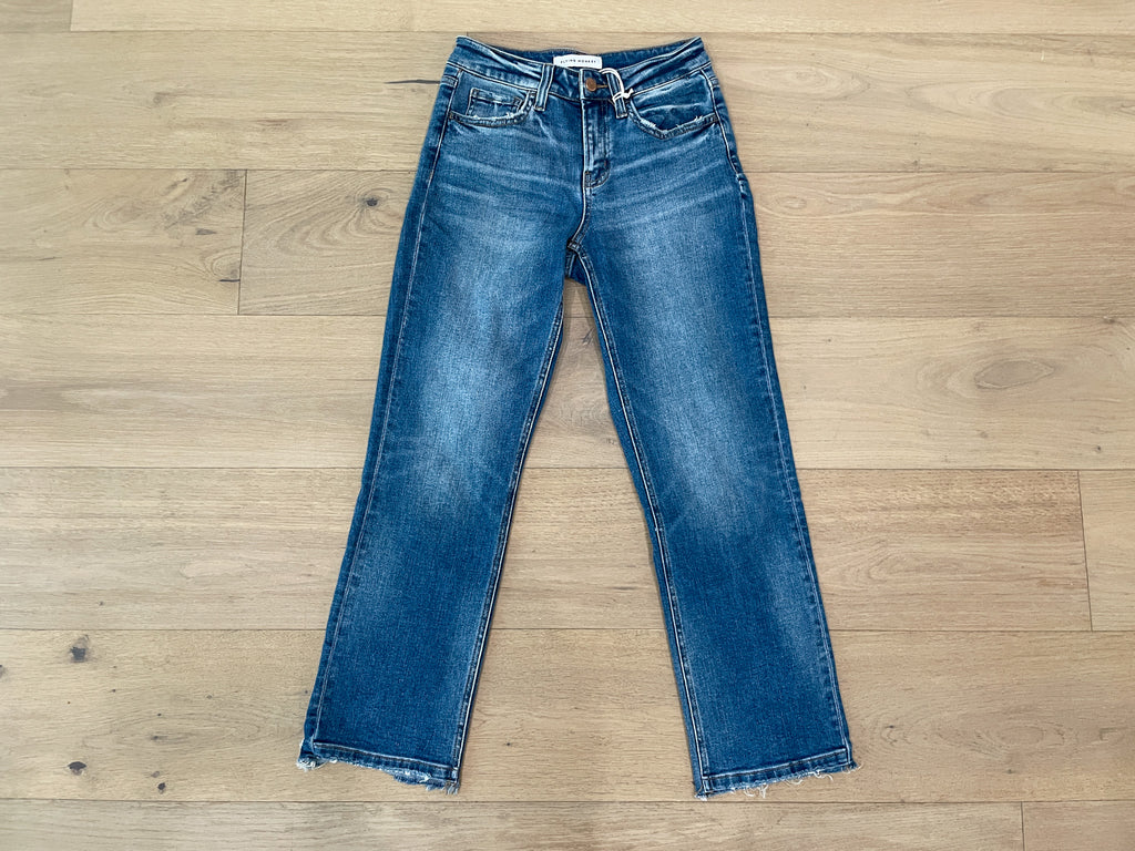 Flying Monkey Stately Crop Straight Leg Jeans