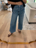 Mica McKay High Rise Wide Leg Jeans