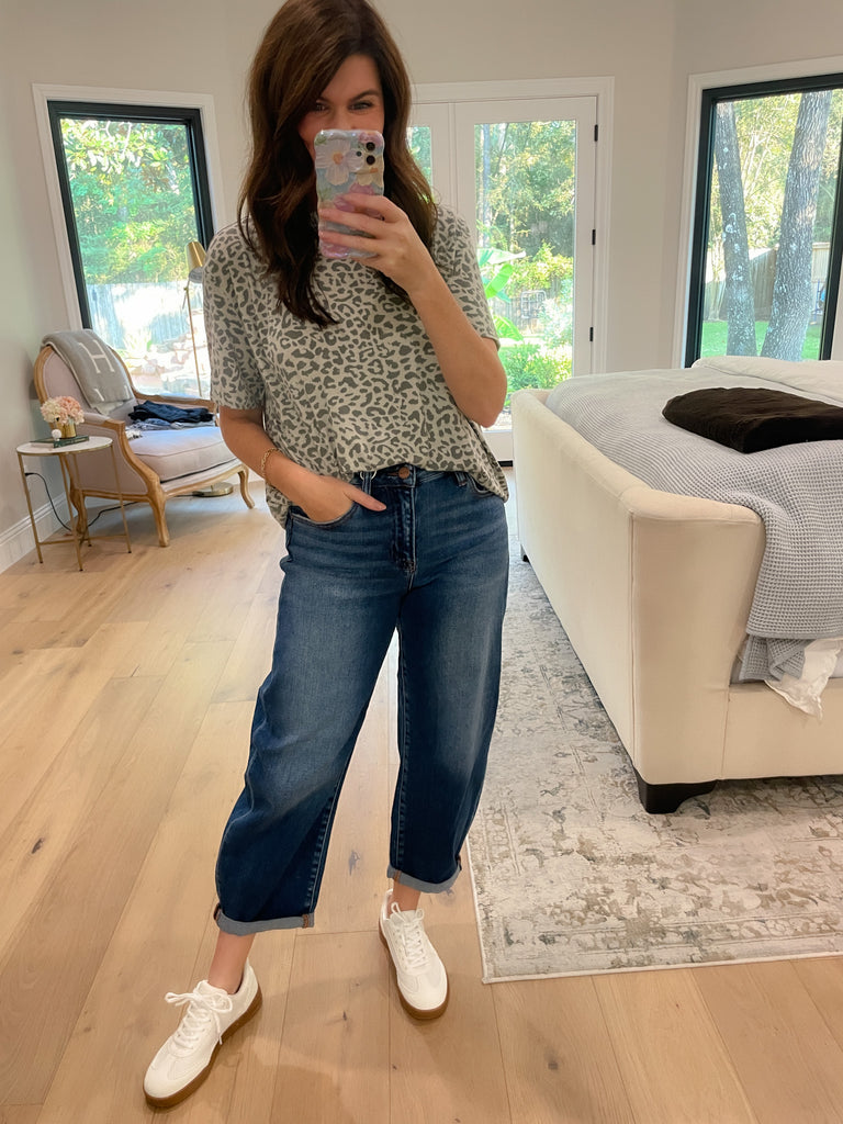 Risen Westport Mid Rise Barrel Jeans