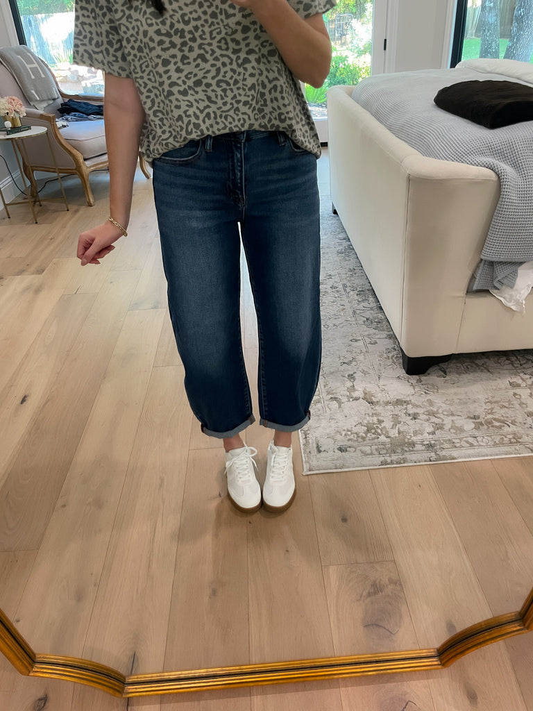 Risen Westport Mid Rise Barrel Jeans