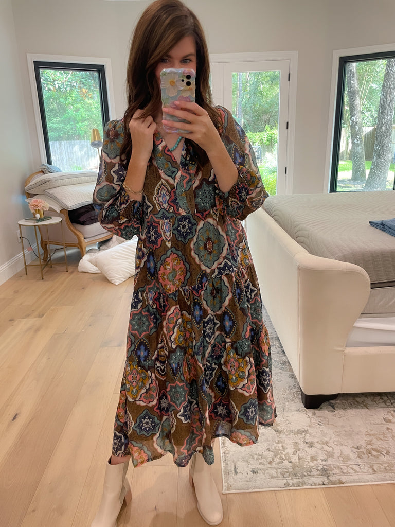 Wanderlust Mosaic Dress