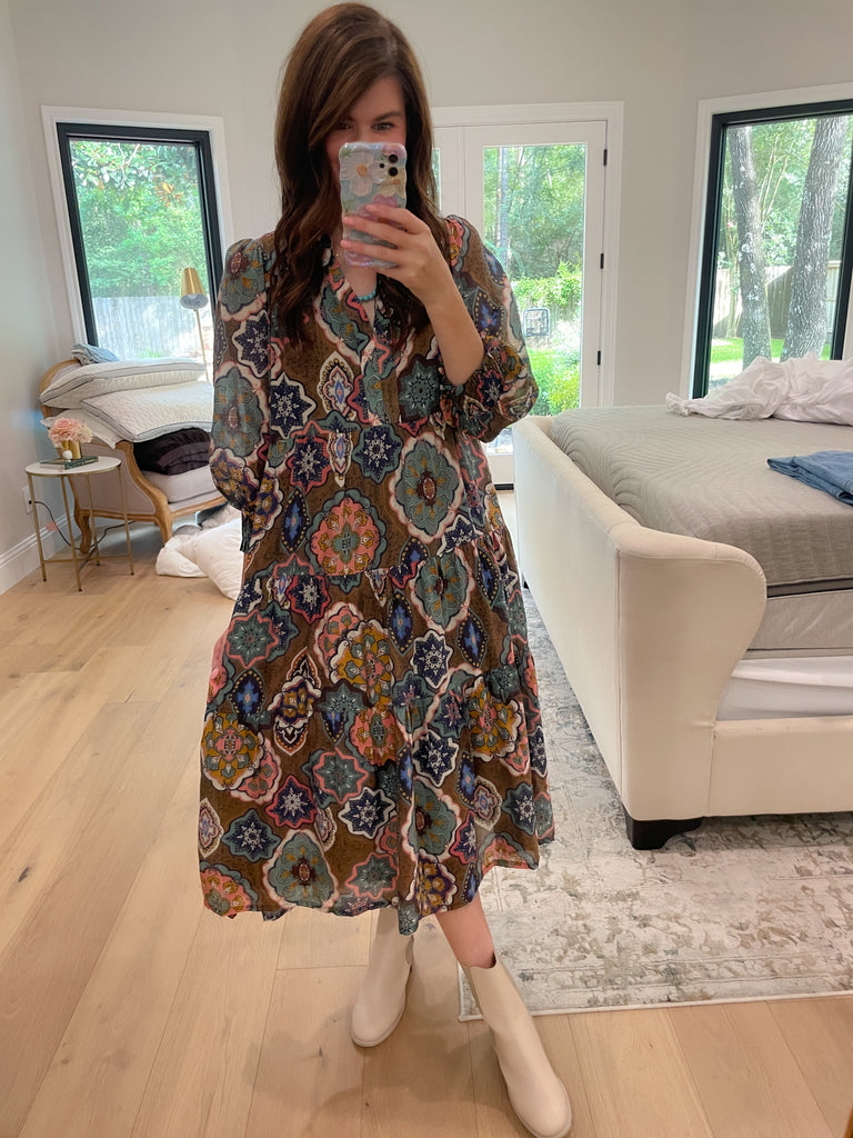 Wanderlust Mosaic Dress