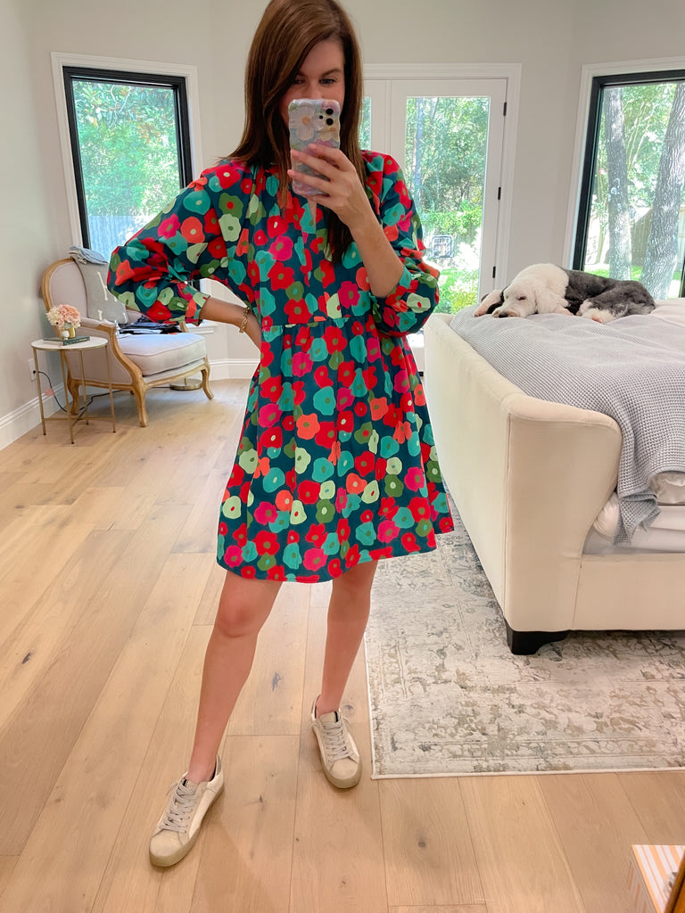 Fresh Horizons Floral Dress