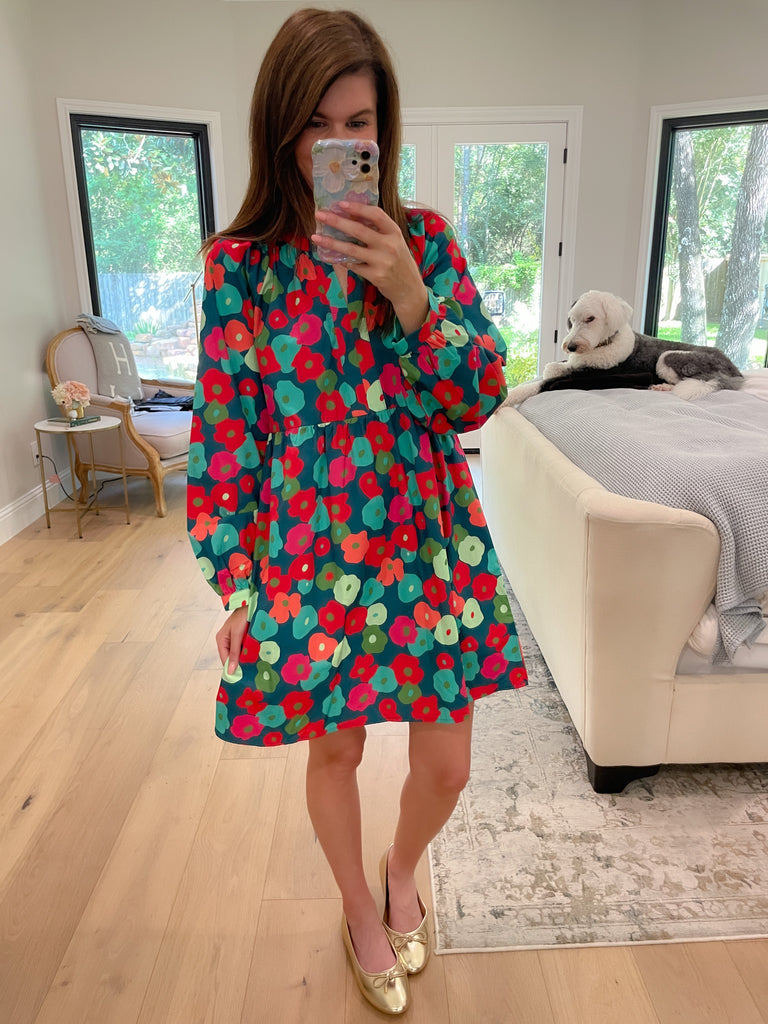 Fresh Horizons Floral Dress