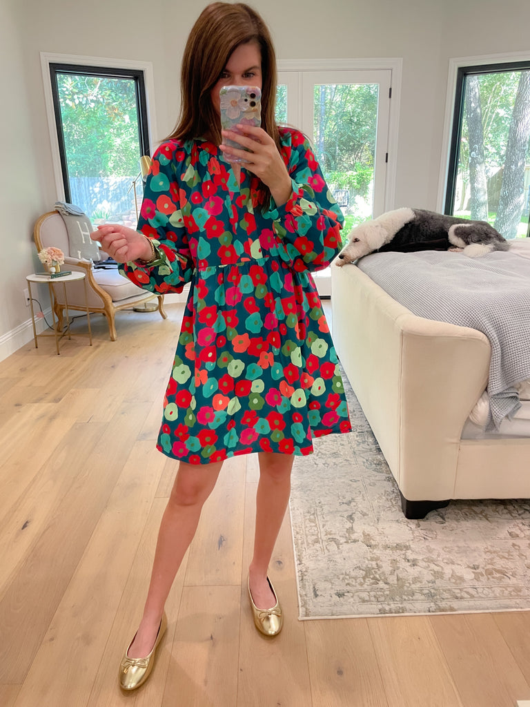 Fresh Horizons Floral Dress