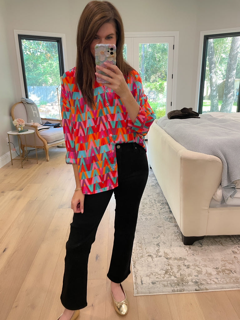 Zest for Life Button Down