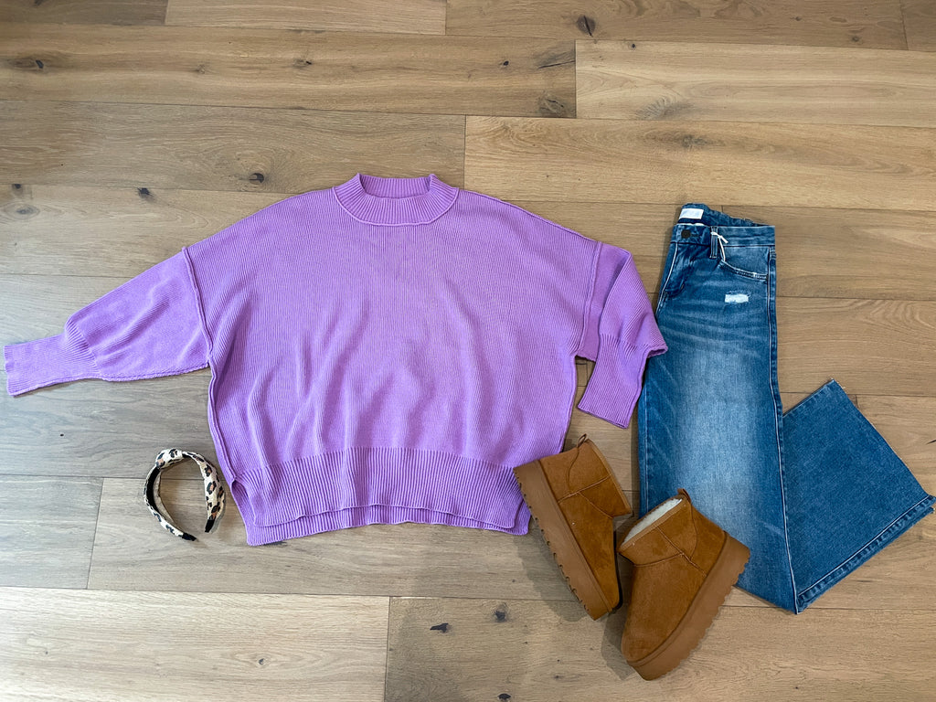 New Favorite Sweater in Lavender
