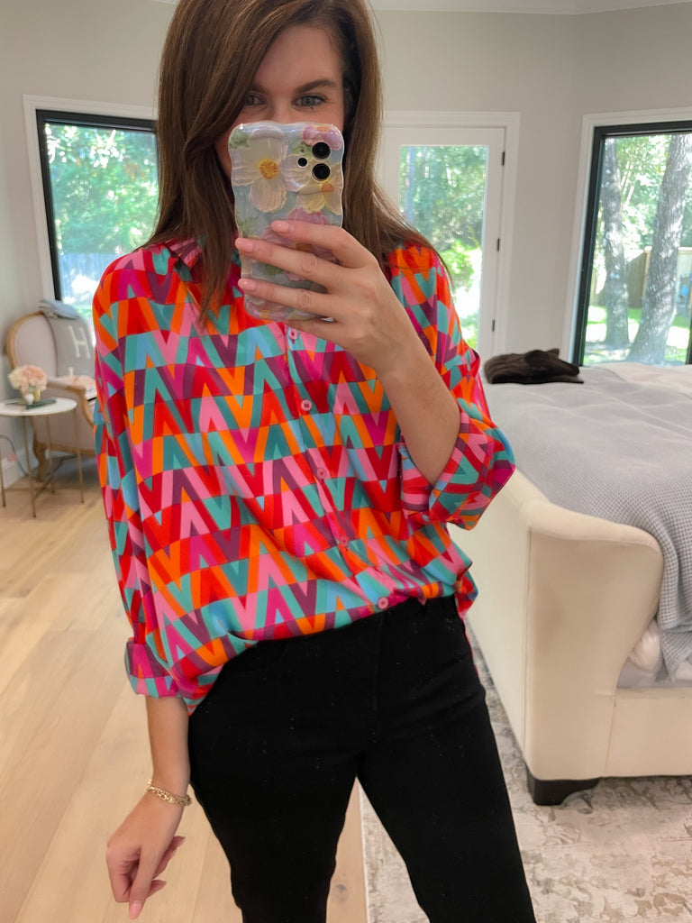 Zest for Life Button Down