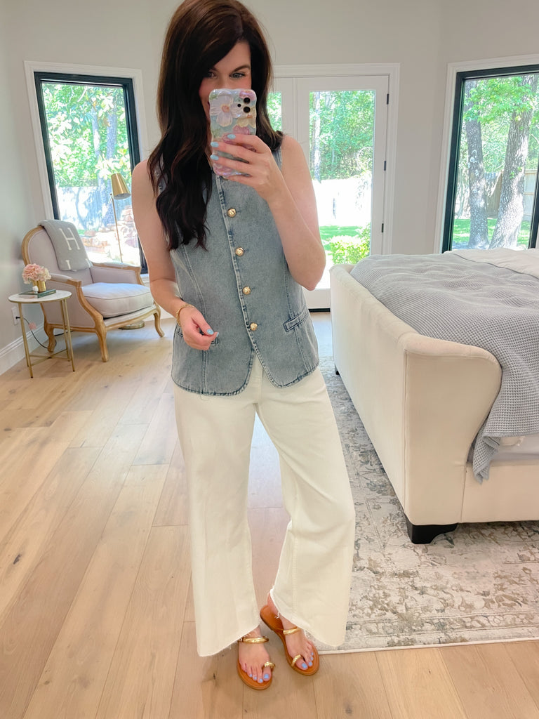 Palm Beach Patio Denim Vest