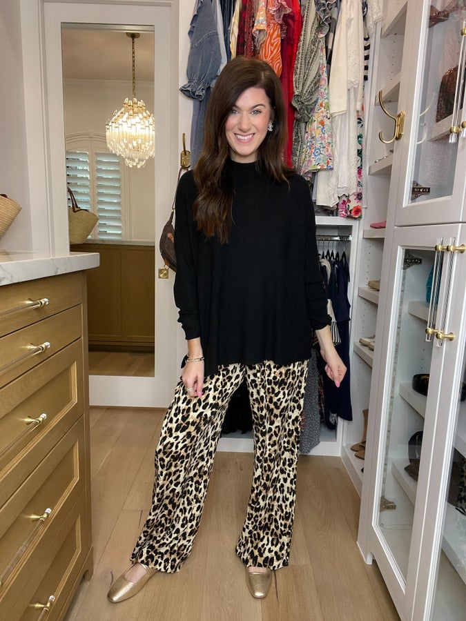 Bold Moves Wide Leg Leopard Pants