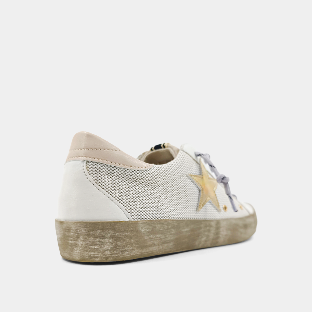 Shu Shop Paula Sneakers in Bone Mesh