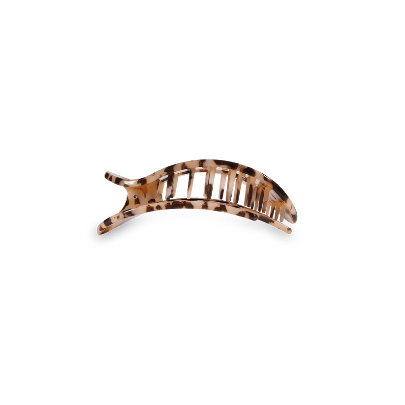 Teleties - Blonde Tortoise Small Flat Round Clip *Final Sale*