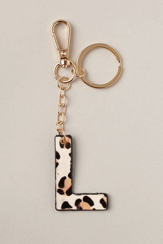 Double-Sided Leopard Key Ring *Final Sale*