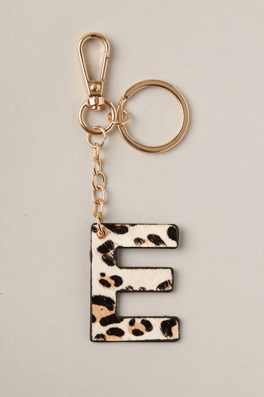 Double-Sided Leopard Key Ring *Final Sale*