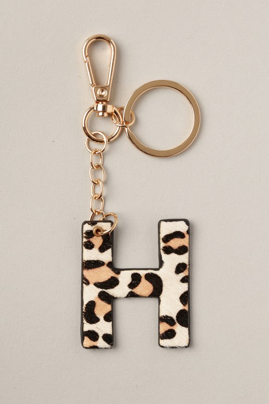Double-Sided Leopard Key Ring *Final Sale*