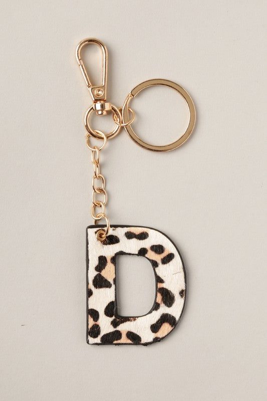 Double-Sided Leopard Key Ring *Final Sale*